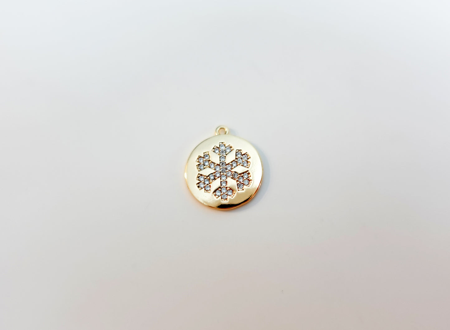 Snowflake Coin Charm
