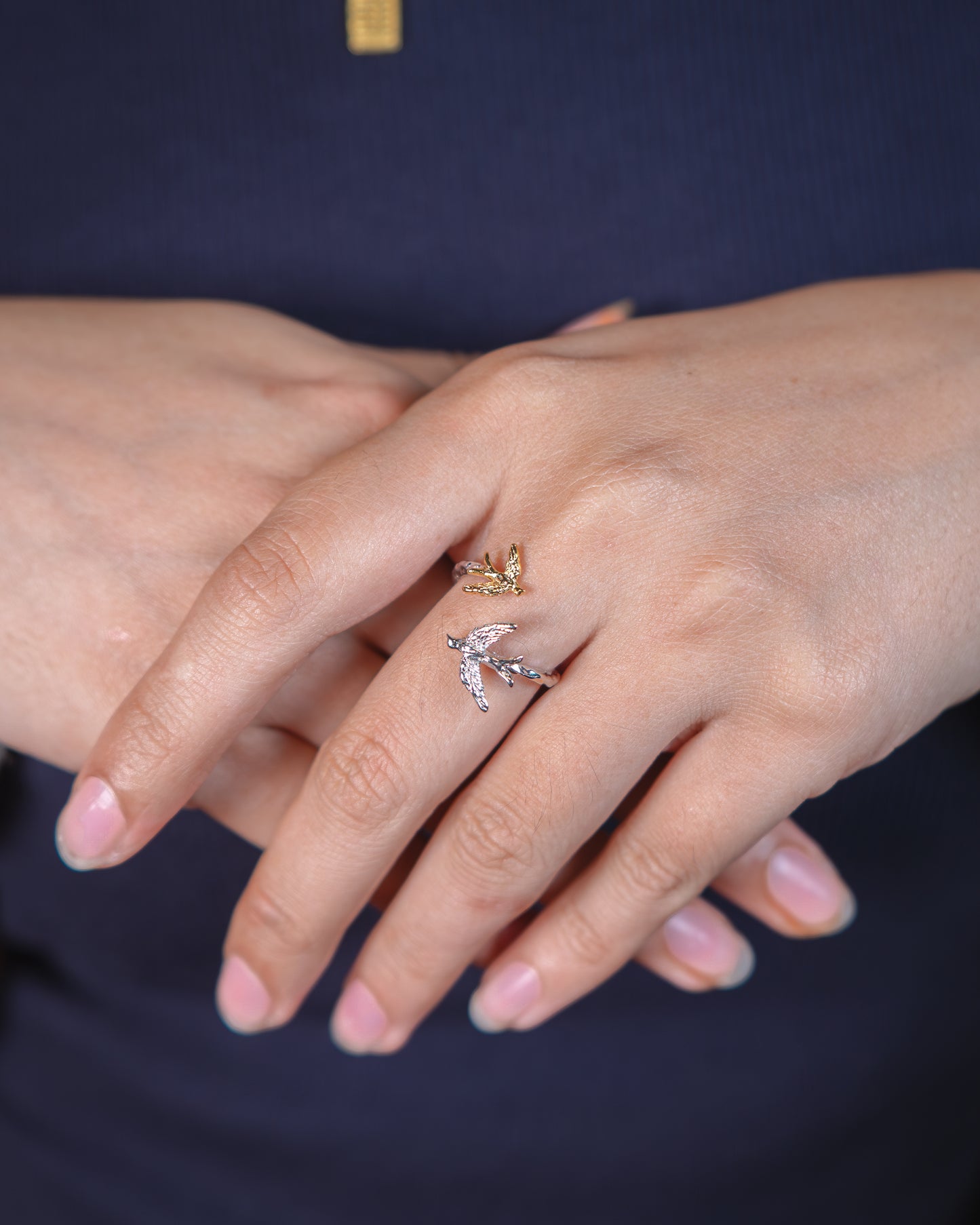 Double Pigeon Silver & Gold