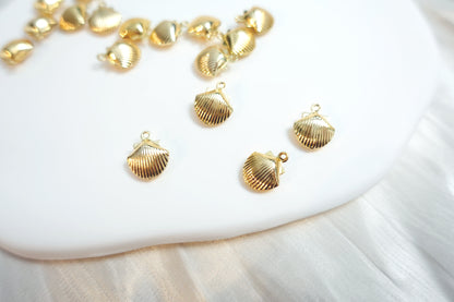 Sea theme Seashell and Starfish Charm