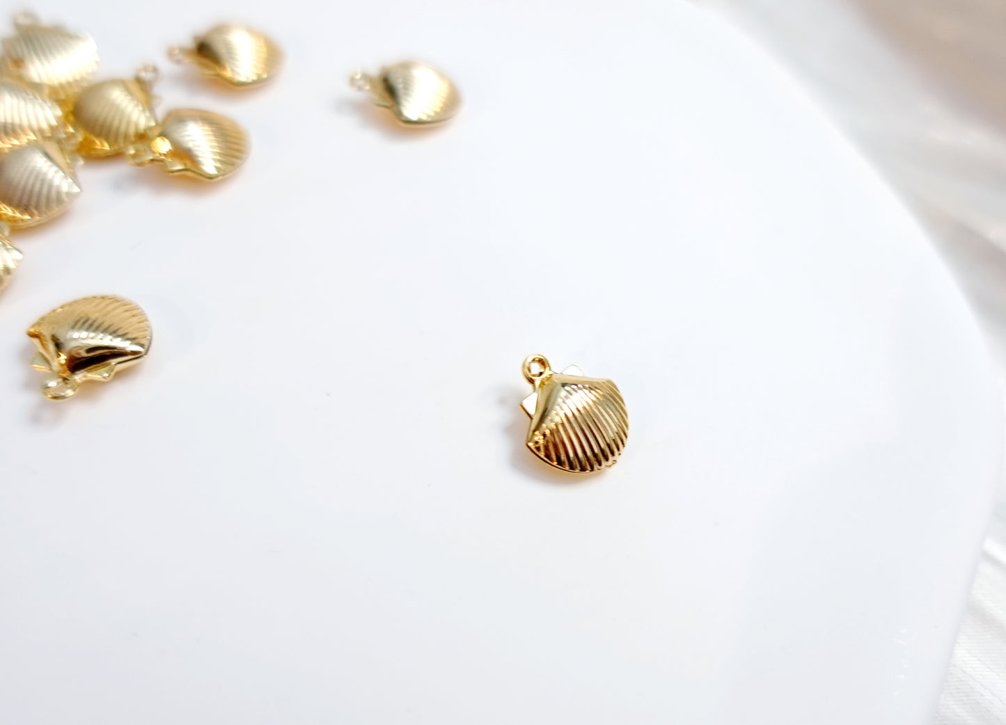 Sea theme Seashell and Starfish Charm