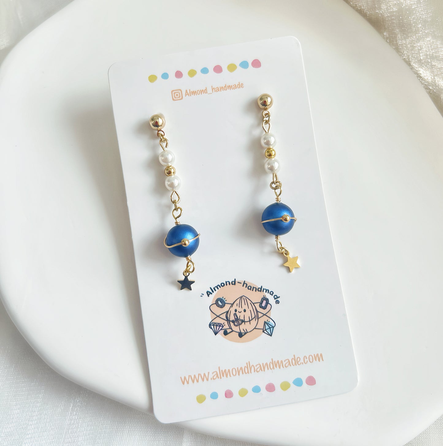 Star Dream with Swarovski Pearls Earrings