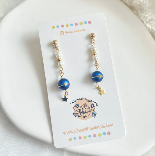 Star Dream with Swarovski Pearls Earrings