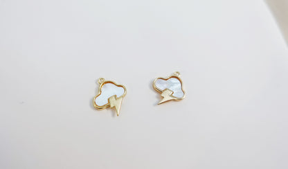 Mother of pearl Luminous Storm cloud Charm