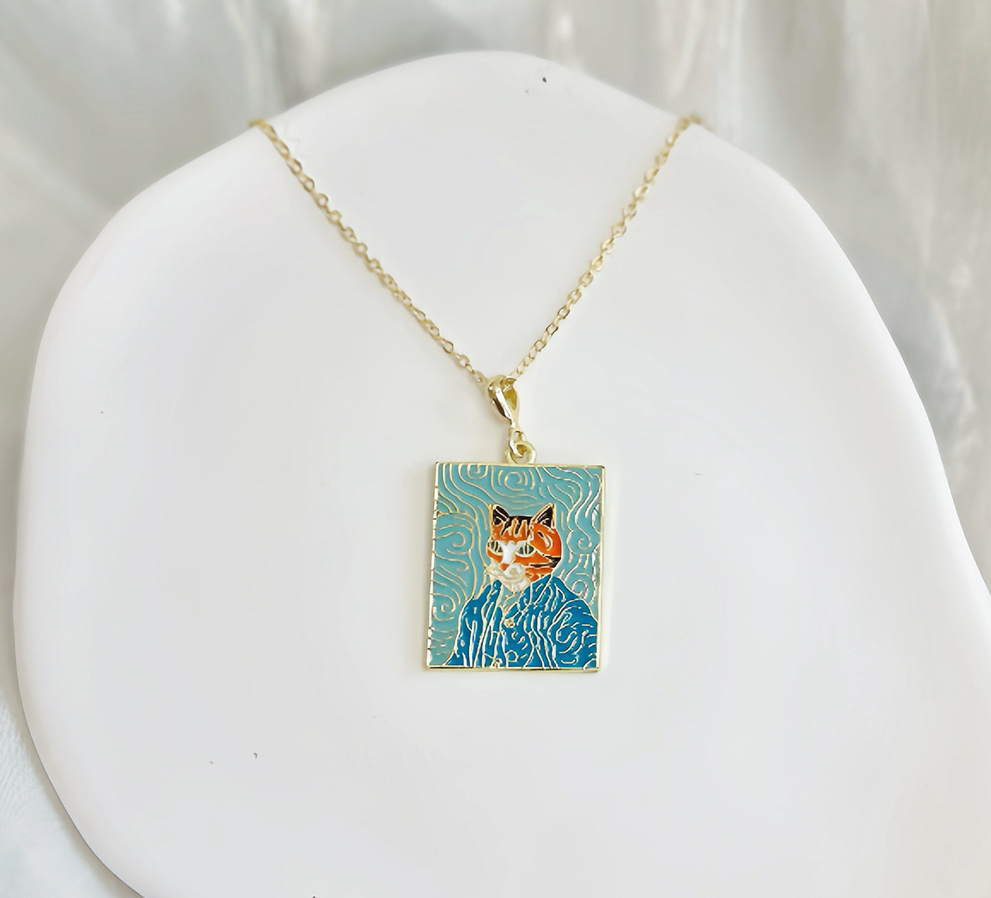 Vincent van Cat Pendant