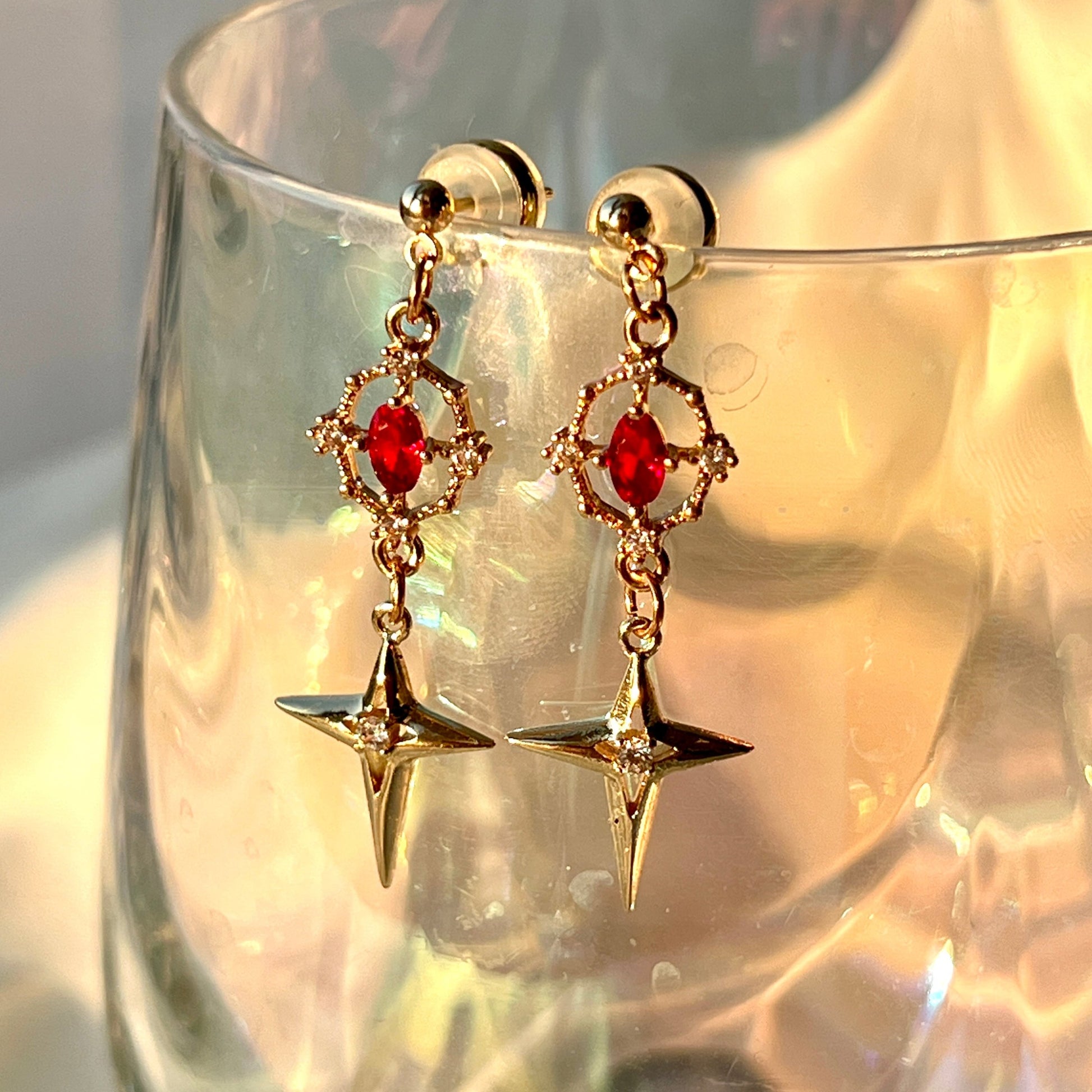 Handmade Earrings/Vintage-Style Zircon Earrings/14k Gold Shape Vintage Mesh/Gold Necklace Stainless Steel Waterproof Anti tarnish Gold Jewelry/Microset/Zircon Gemstones/Diamond Earrings/ Heart Jewelry/ Princess Collection/ Anniversary Gift/ good luck gifts/gift for her