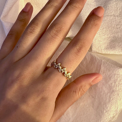 Handmade Ring/Vintage-Style Zircon Ring/925 silver Shape Vintage Mesh/Ring Stainless Steel Waterproof Anti tarnish Silver Jewelry/good luck gifts/gift for her/Microset/Zircon Gemstones/Diamond Ring/ love Jewelry/ Princess Collection/ Anniversary Gift