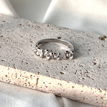 Handmade Ring/Vintage-Style Zircon Ring/928 silver Shape Vintage Mesh/Ring Stainless Steel Waterproof Anti tarnish Silver Jewelry/good luck gifts/gift for her/Microset/Zircon Gemstones/Diamond Ring/ love Jewelry/ Princess Collection/ Anniversary Gift