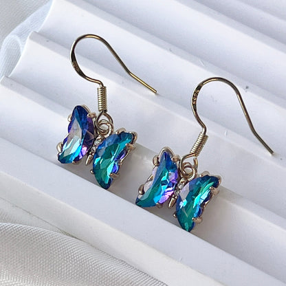 Handmade Earrings/Vintage-Style Earrings/Vintage Mesh/Gold Necklace Stainless Steel Waterproof Anti tarnish Gold Jewelry/Microset//Diamond Earrings/ Heart Jewelry/ Princess Collection/ Anniversary Gift/ good luck gifts/ gift for her