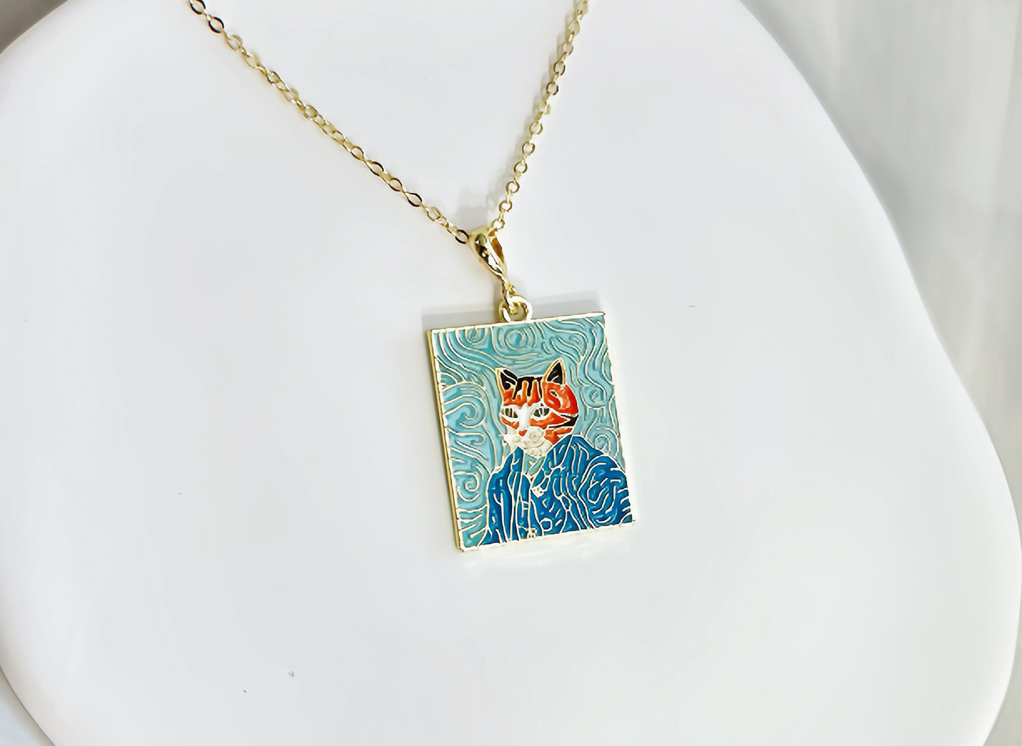Vincent van Cat Pendant
