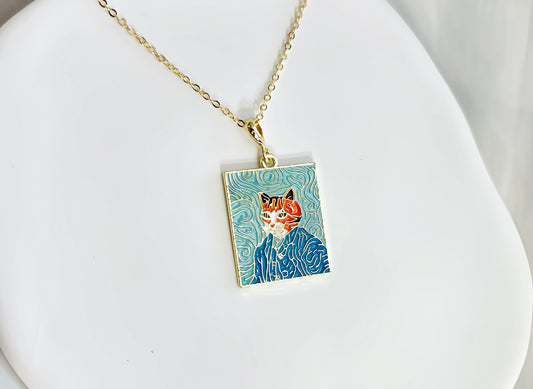 Vincent van Cat Pendant