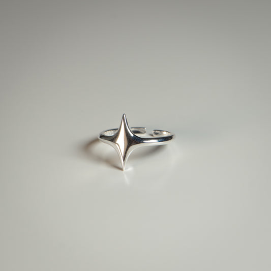 Silver Diamond Ring