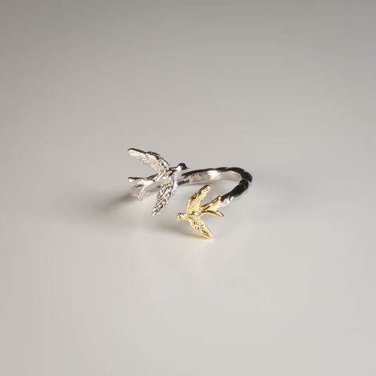 Double Pigeon Silver & Gold