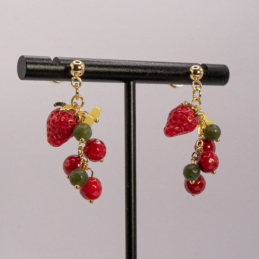 Strawberry Cherry Earrings