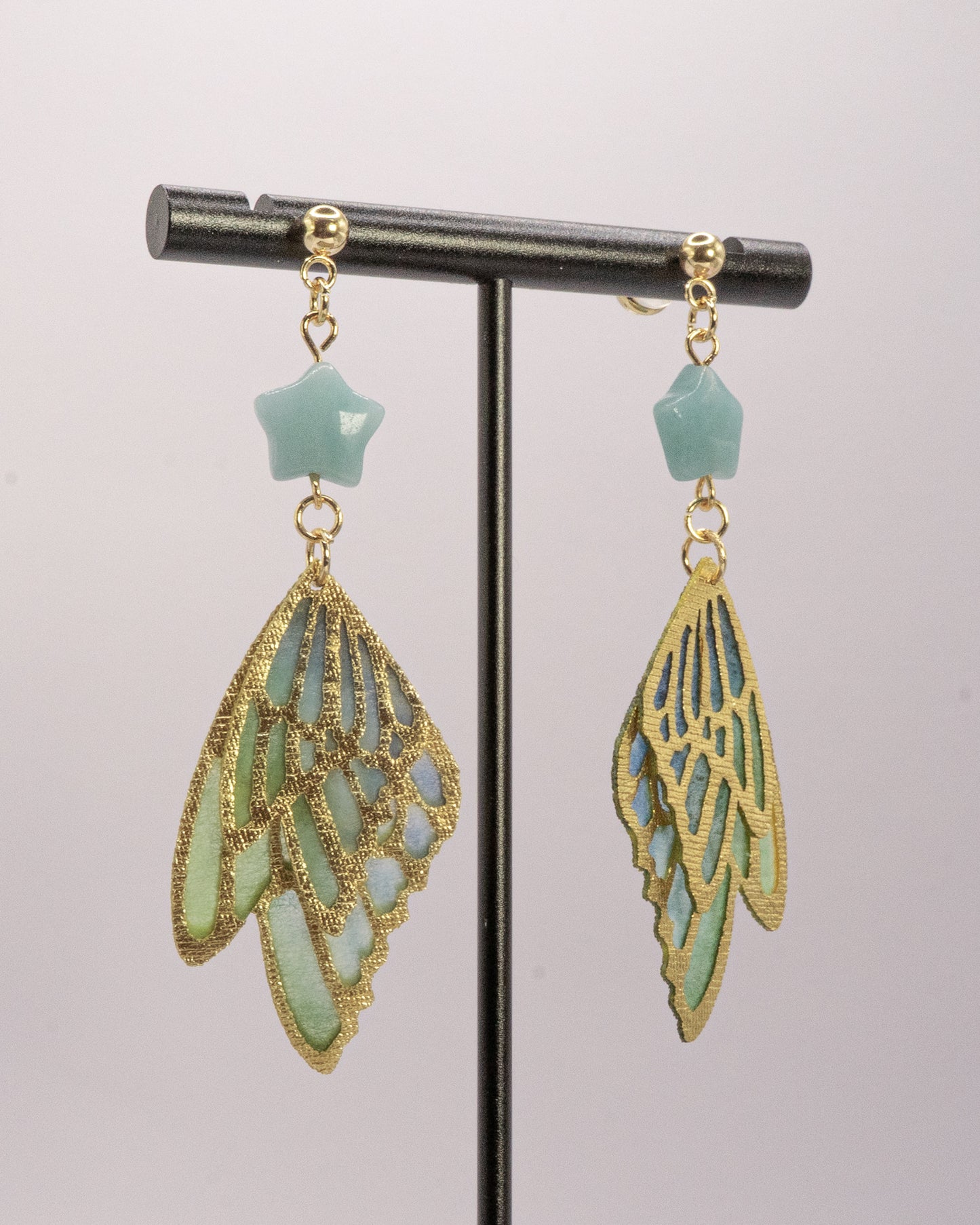 Cloth Wings Earrings