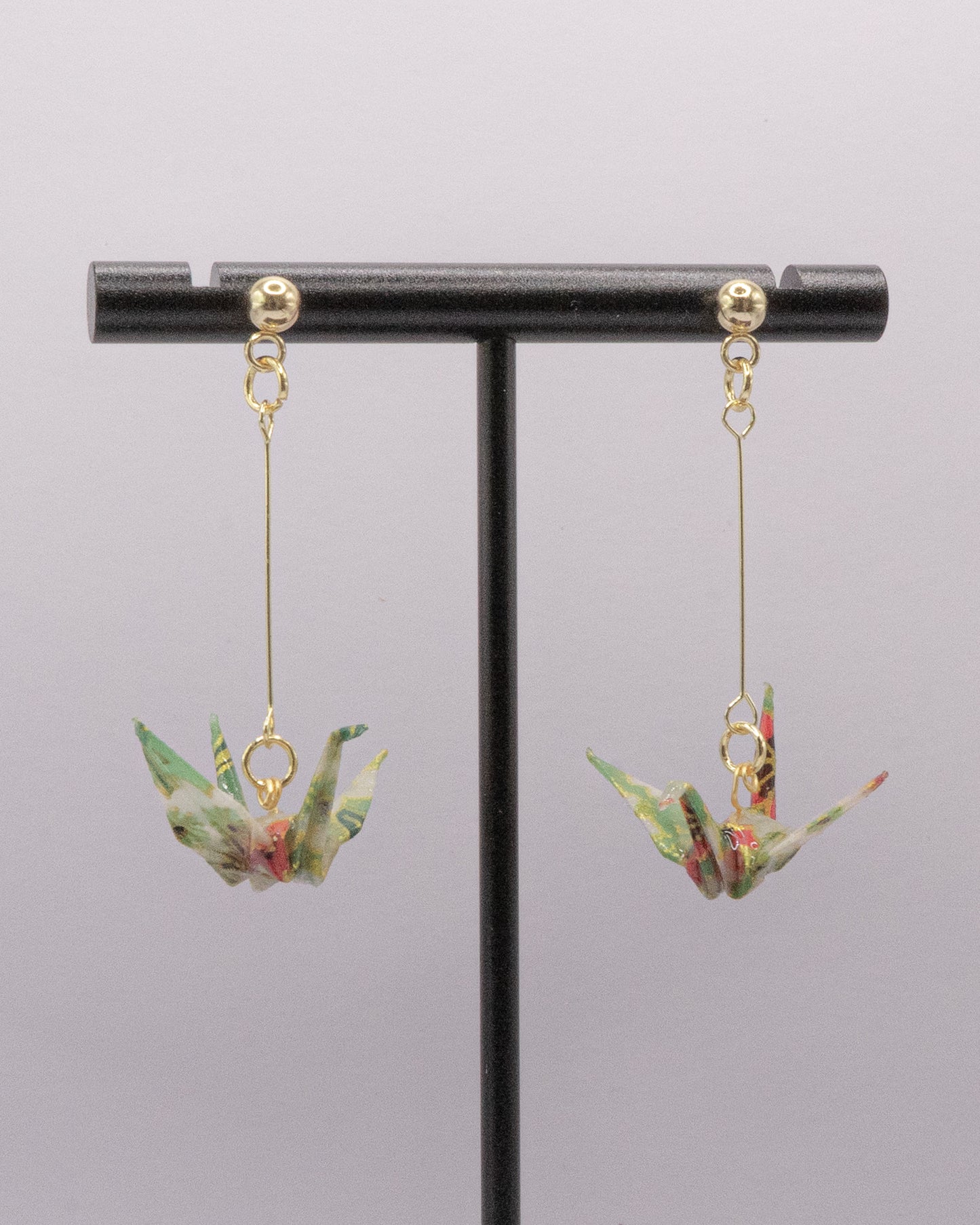 Origami Crane Earrings 2