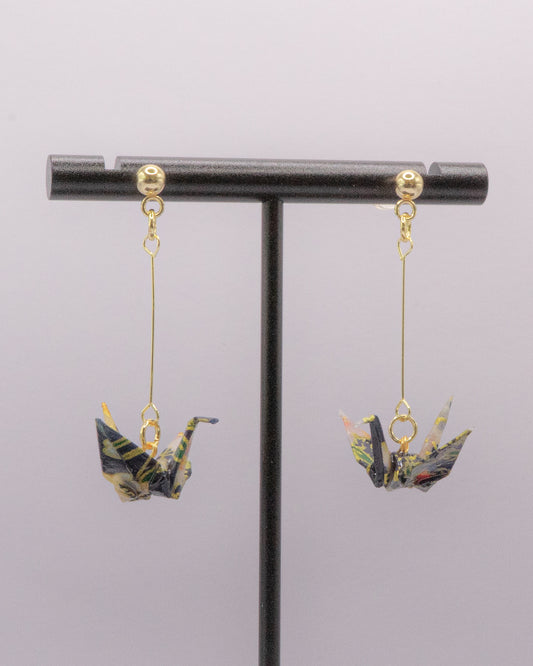 Origami Crane Earrings 3