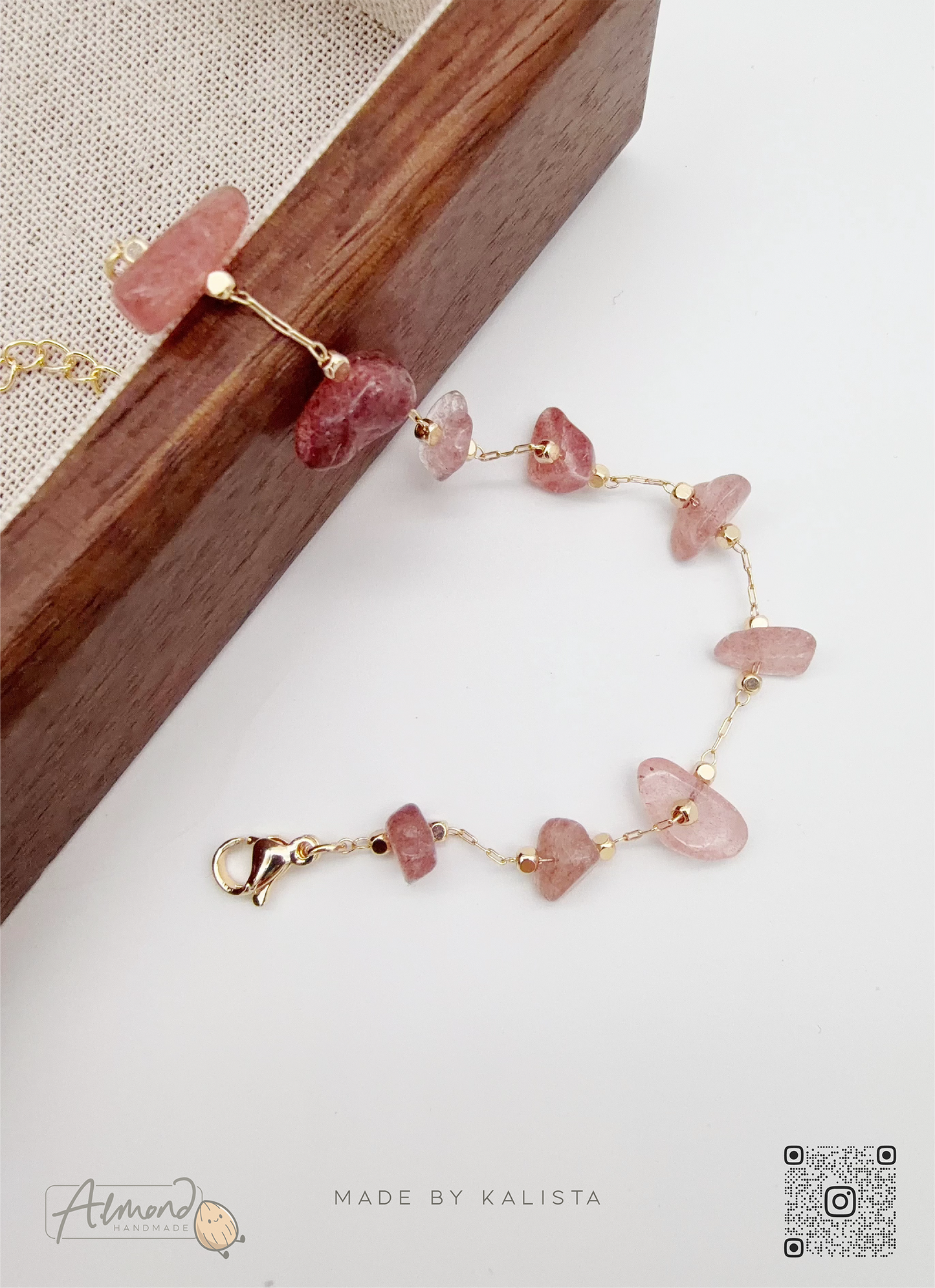 Healing Harmony Natural Crystal Chip Bracelet