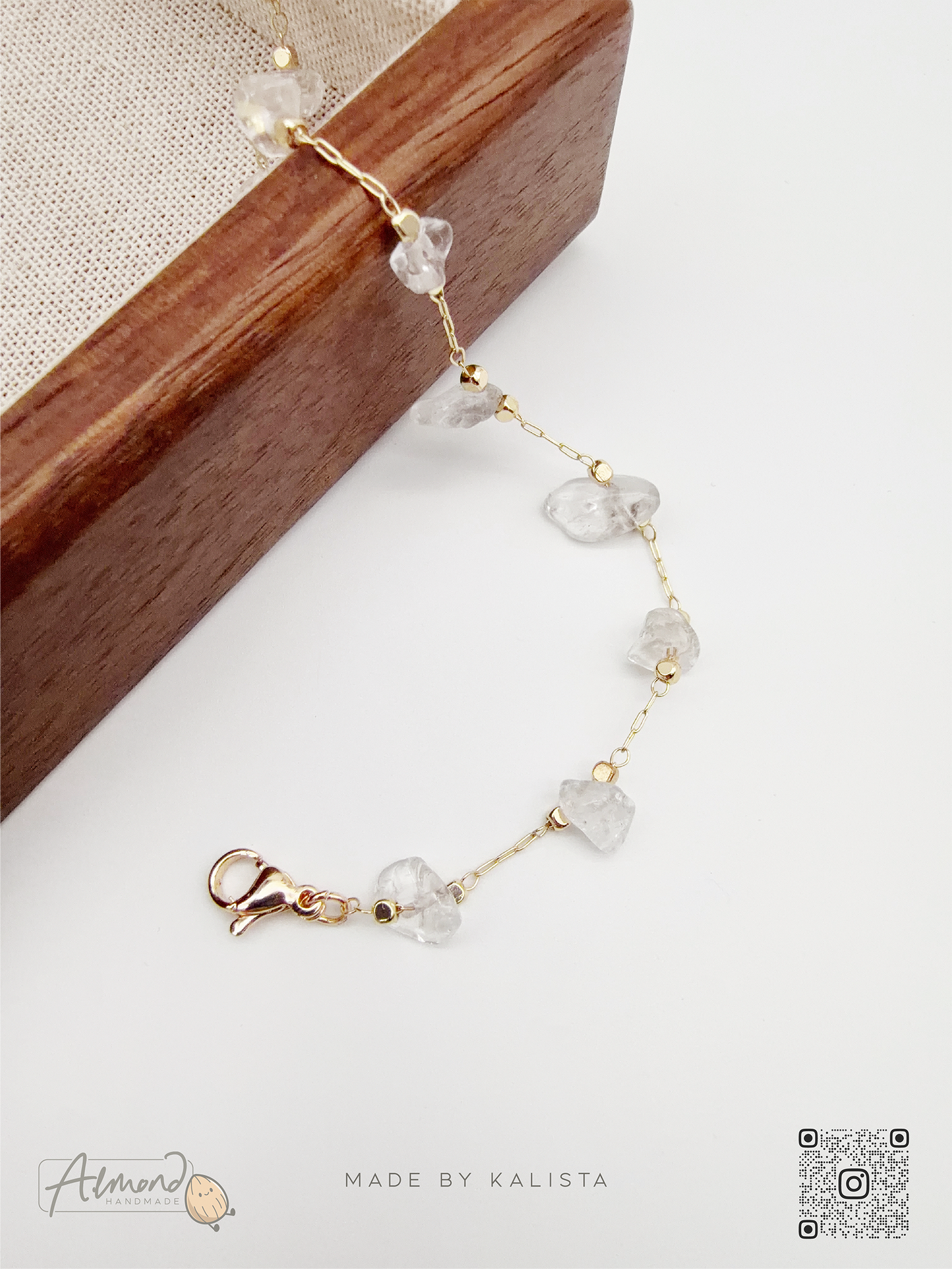 Healing Harmony Natural Crystal Chip Bracelet