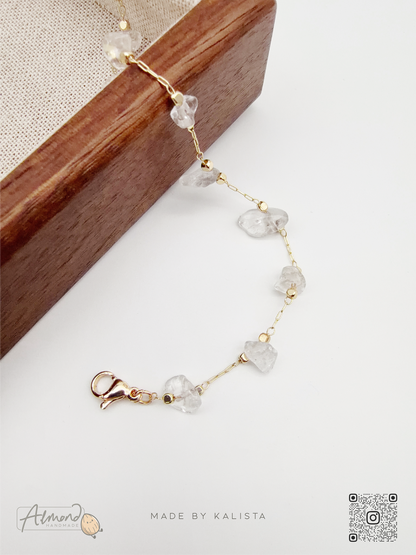 Healing Harmony Natural Crystal Chip Bracelet