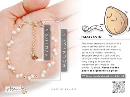 Stainless Steel Handmade Serene Entwined Freshwater Pearl Bracelet