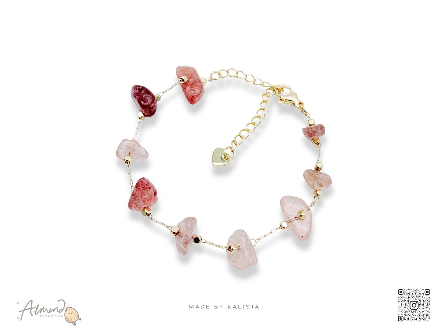 Healing Harmony Natural Crystal Chip Bracelet