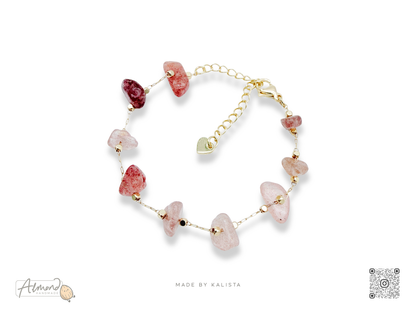 Healing Harmony Natural Crystal Chip Bracelet