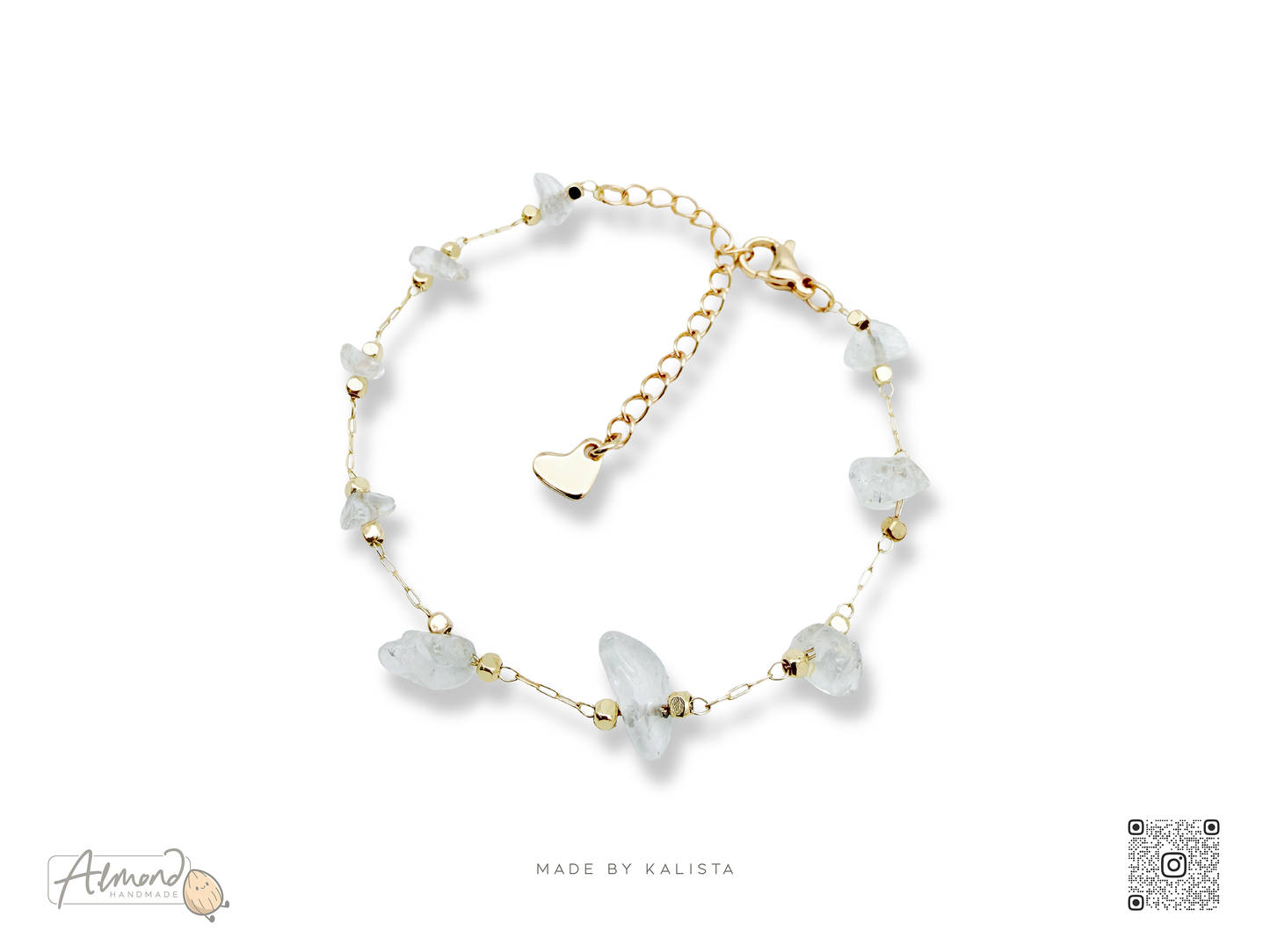 Healing Harmony Natural Crystal Chip Bracelet