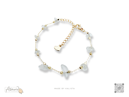 Healing Harmony Natural Crystal Chip Bracelet