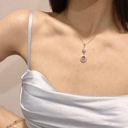 Purple Dream Double-Dimond Necklace