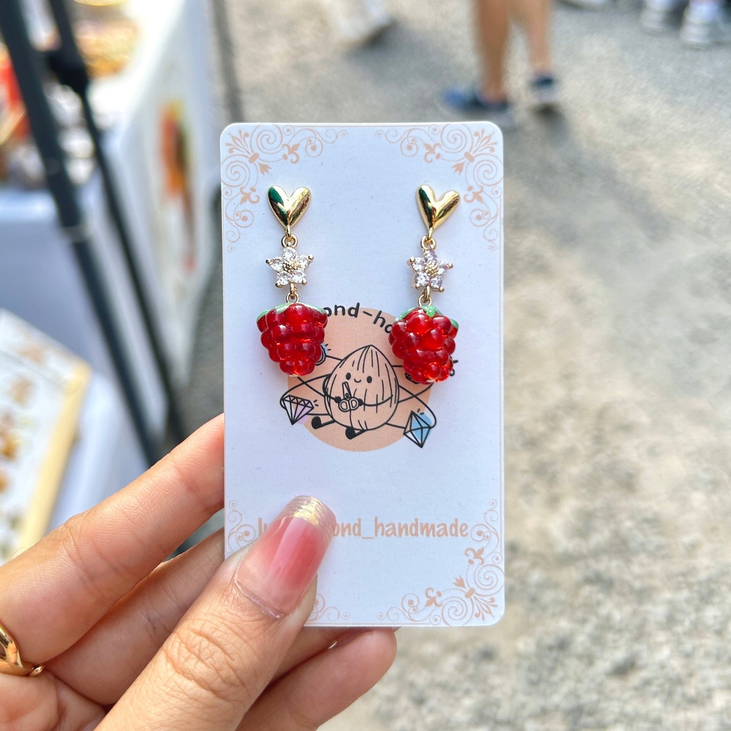 Handmade Earrings/Vintage-Style Earrings/Cute Earrings/14k Gold Shape Vintage Mesh Earring/Micro Pave Technique/Gold Earring Stainless Steel Waterproof Anti Tarnish Gold Jewelry/Good Luck gifts/Gift for Her