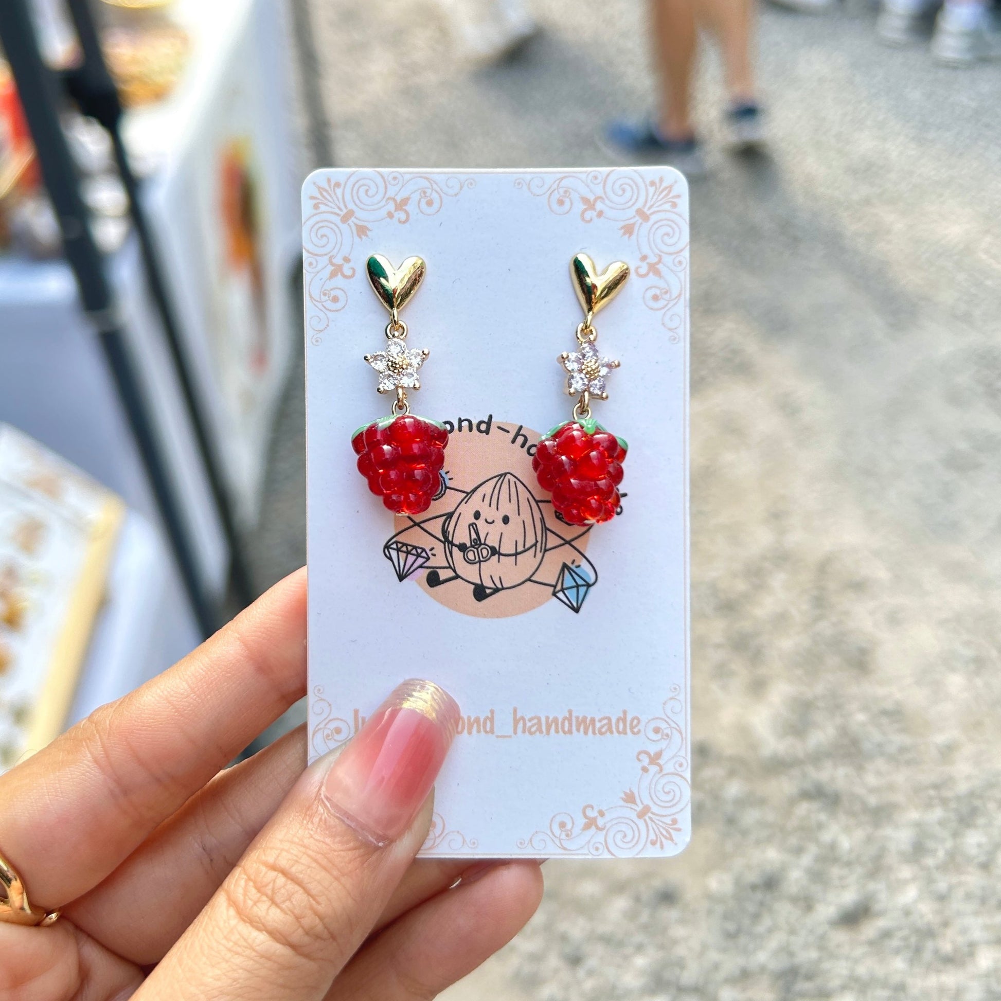 Handmade Earrings/Vintage-Style Earrings/Cute Earrings/14k Gold Shape Vintage Mesh Earring/Micro Pave Technique/Gold Earring Stainless Steel Waterproof Anti Tarnish Gold Jewelry/Good Luck gifts/Gift for Her