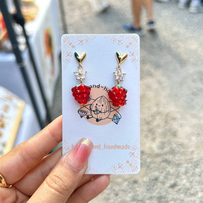 Handmade Earrings/Vintage-Style Earrings/Cute Earrings/14k Gold Shape Vintage Mesh Earring/Micro Pave Technique/Gold Earring Stainless Steel Waterproof Anti Tarnish Gold Jewelry/Good Luck gifts/Gift for Her